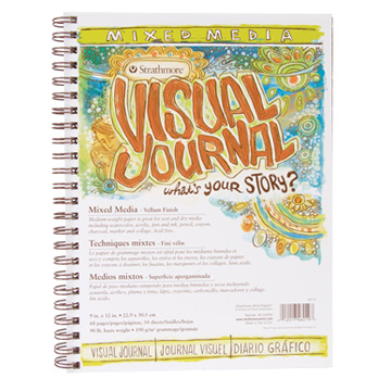 Strathmore's Visual Journals are popular with art journalists. They're available filled with watercolor paper or mixed media paper on Amazon.com.