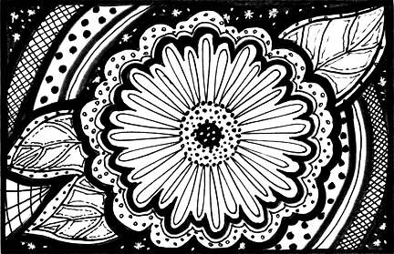 Black & White Postcard Swap